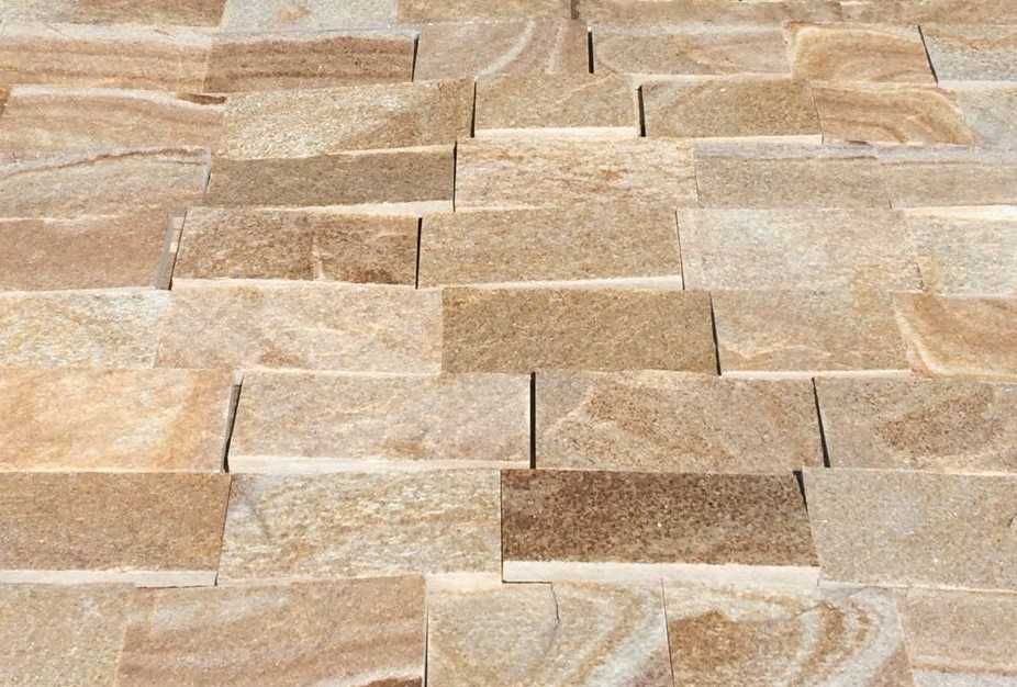 Естествени камъни за облицовки и настилки , пясъчник,  гнайс , шисти