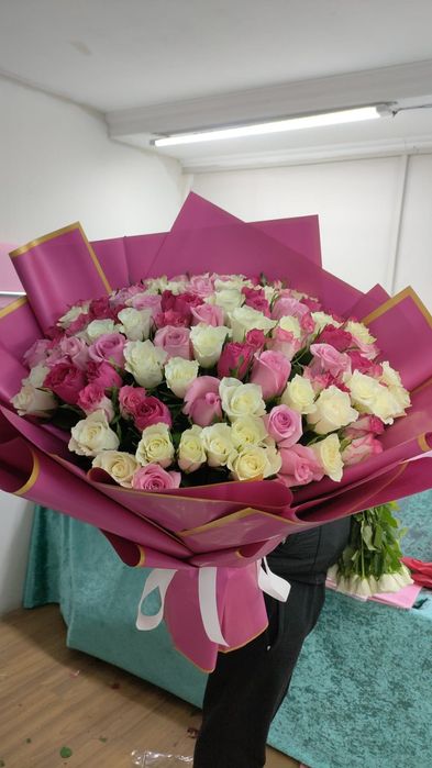 101 роза 39000тг!