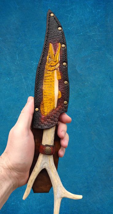 Нож щука риба лов ножка риболов