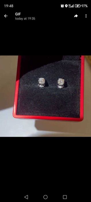 Бриллиантовые серьги