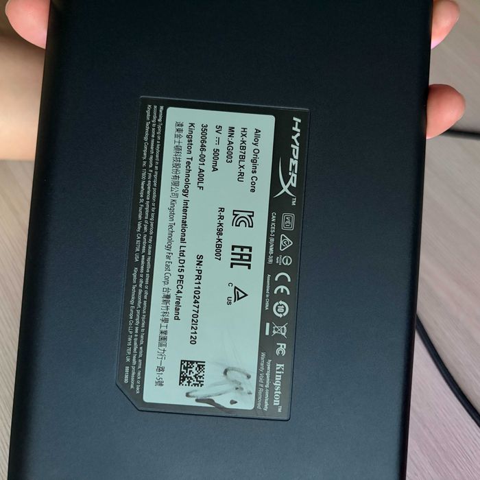 Клавиатура KINGSTON HyperX Alloy Origins Core