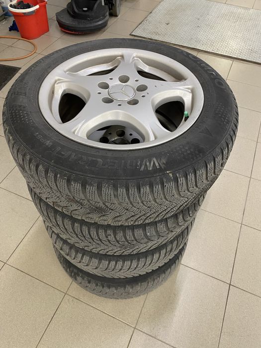 Джанти 16" ки за Mercedes със зимни гуми.