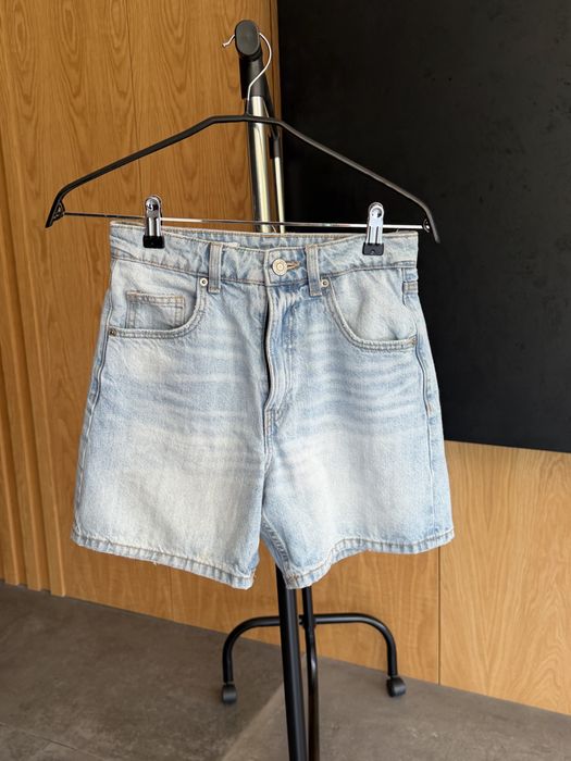 Къси панталонки Zara – сини