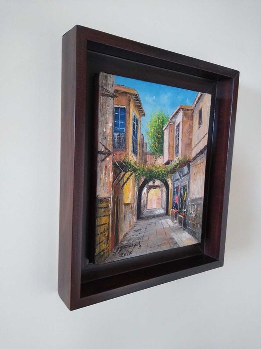 Картина масло на платно: „Дамаск“, арабски художник, 2017