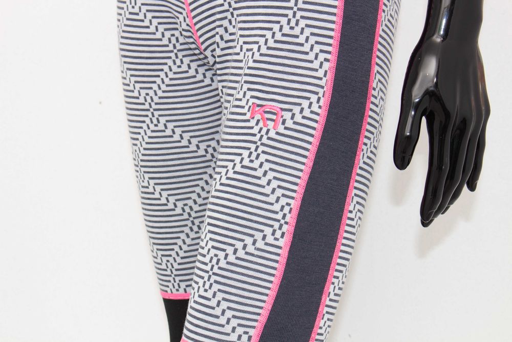 Kari Traa дамски клин сив термо бельо от мериносна вълна M