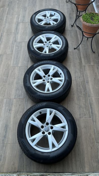 Jante Audi R17 Anvelope 2024 vară/Roți Audi A4(B8,B9) A5 A6 Q5 Pirelli