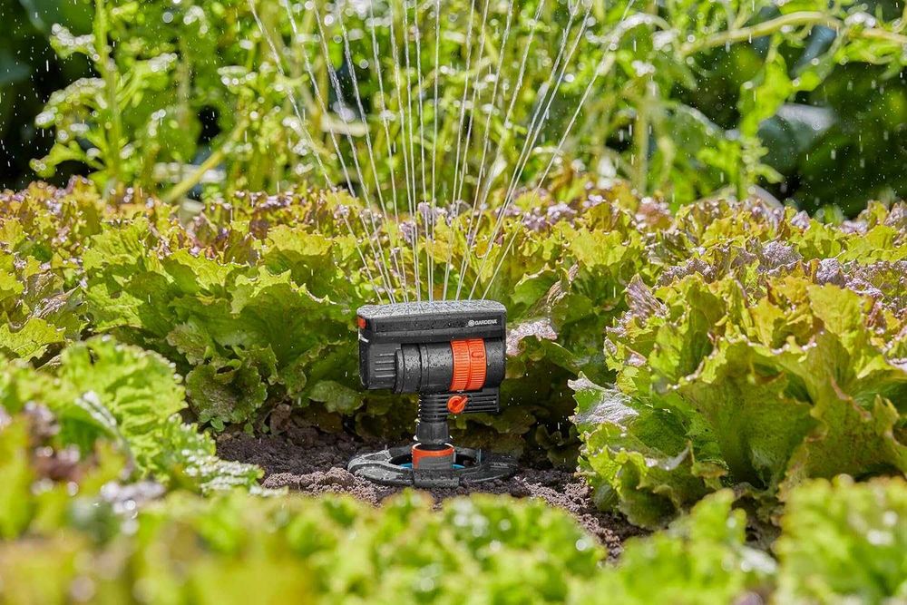 Нов Комплект за Напояване Gardena 8272-20, 216м2, 2 Водни Станции, 2 години Гаранция