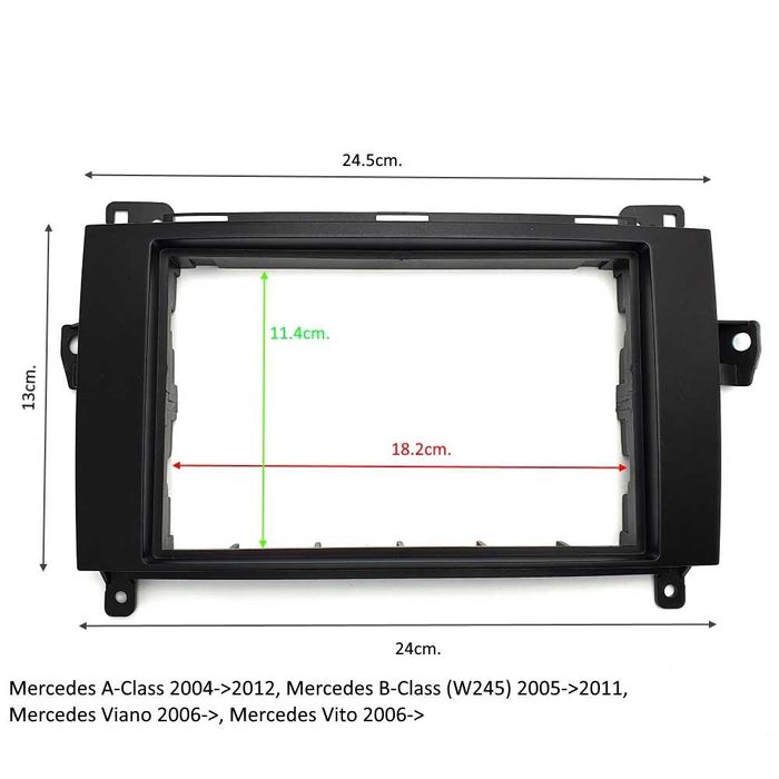 Рамка за автомобилно радио и мултимедия MERCEDES