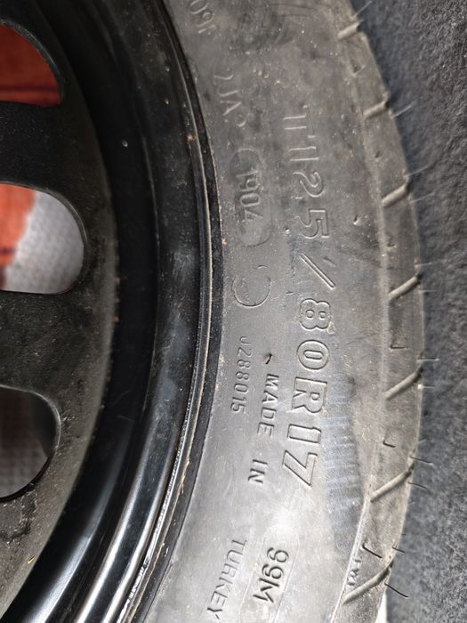 Roata de rezerva Audi, Volkswagen, Seat pe 17, noua