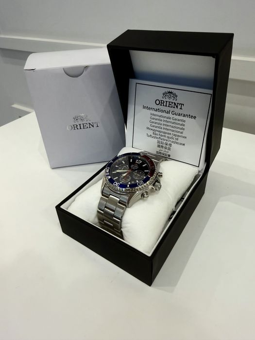 Orient Mako Solar Chronograph «Pepsi» (RA-TX0201L10B)