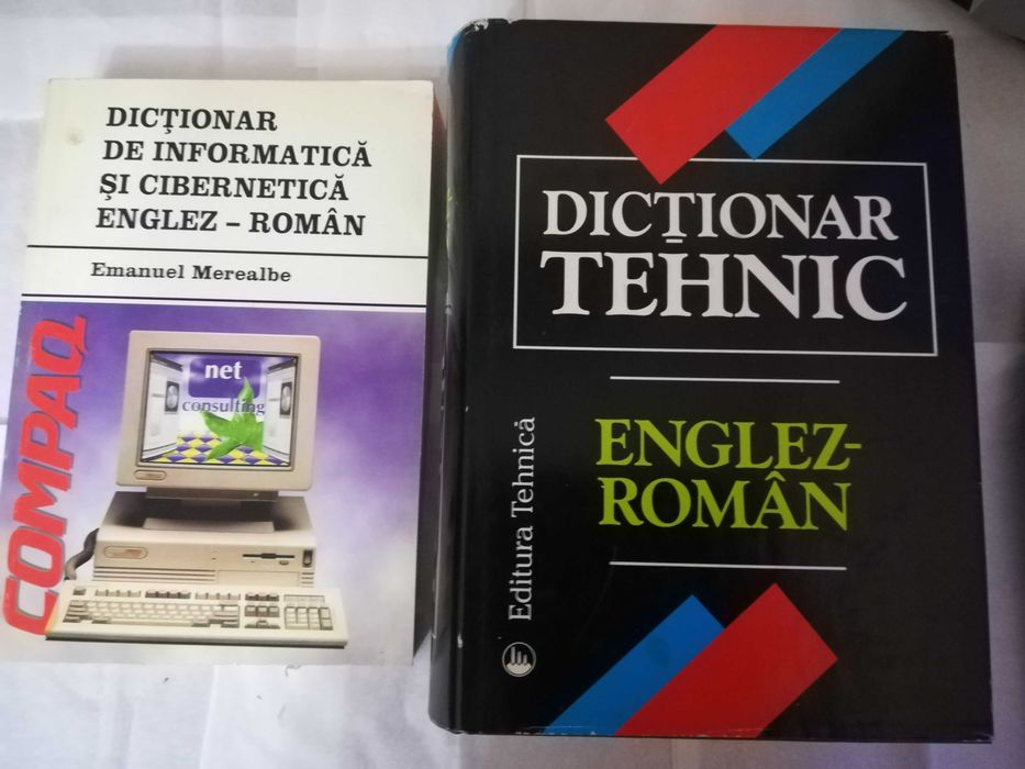 Dicționar englez -romana Leon Levitchi/ Dictionar Tehnic Englez-Roman