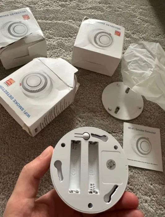 Detector fum fara fir cu WI FI nou 3 bucati