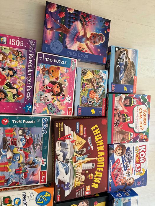 Детски играчки пъзели и образователни игри