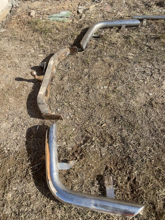 Защита бампера ланкрузер 200