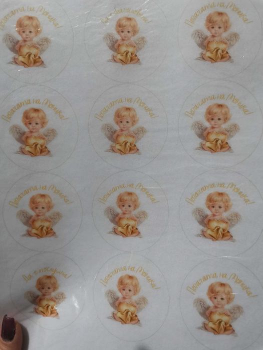 Принт на ядливи вафлени плаки