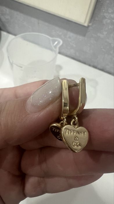 Желтое золото. Серьги