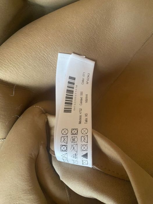 Haină Massimo Dutti, blana oaie, masura S, croiala oversized