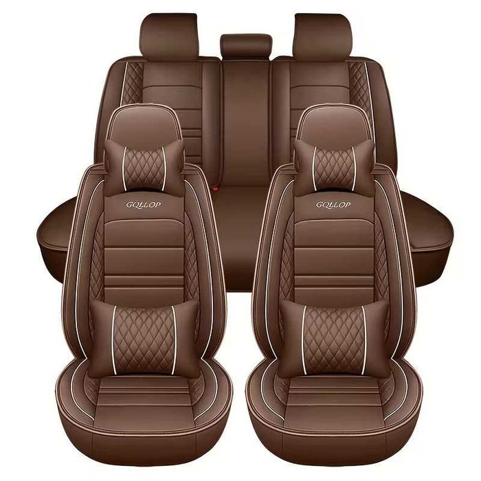 Huse auto premium universale piele 5 locuri