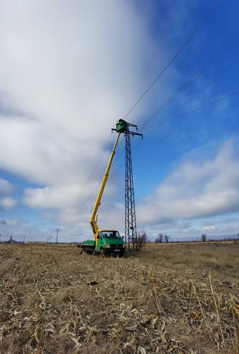 Вишка под наем. Услуги с автовишка. Рязане и кастрене на дървета.