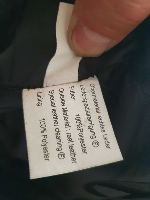 Pantaloni de piele HIGHWAY 1 (rock, motor) - Marimea 50 (Talie 87 cm)