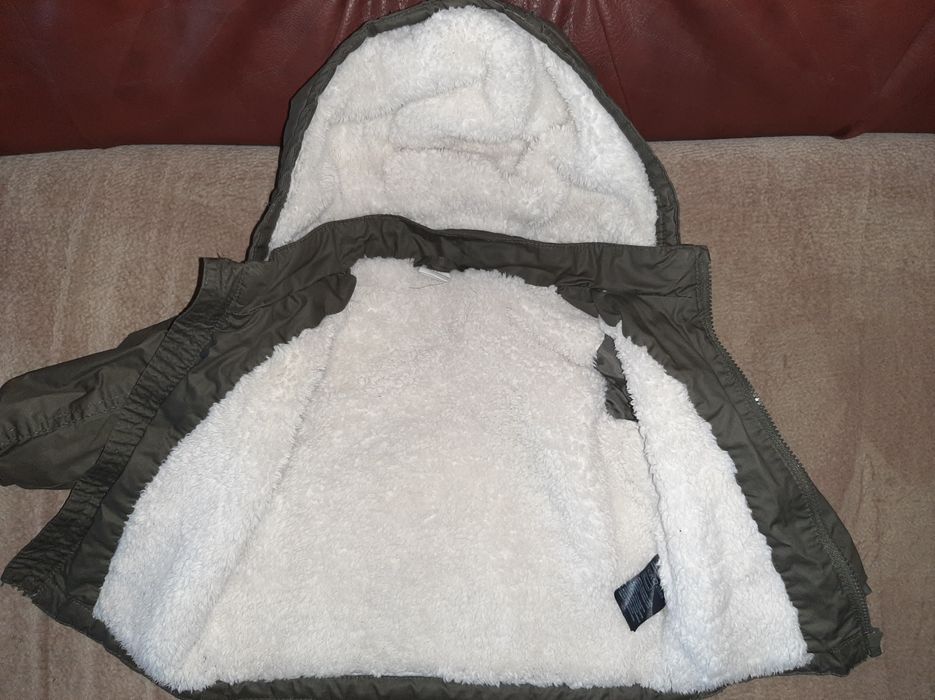 Geacă îmblănită copii H&M,Nr:86