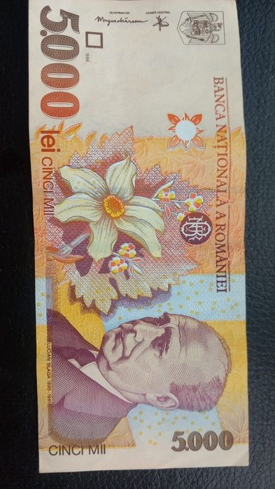 Bancnota 5000 leib1998