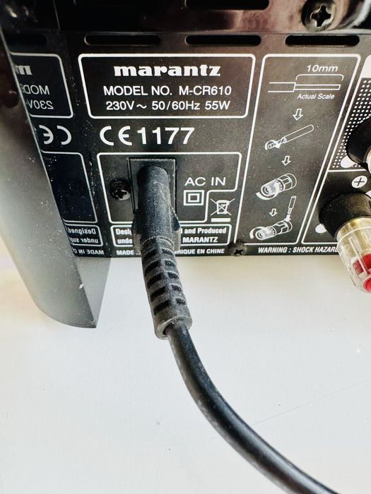 Network Receiver Stereo Marantz MCR610, 2 Canale, 60W RMS, Alb