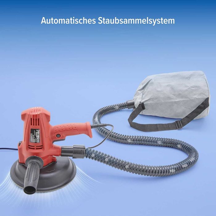 Șlefuitor Pereți/Gips-Carton AREBOS 710W - NOU - Auto-Aspirare