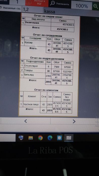 Бильярд стол Riley