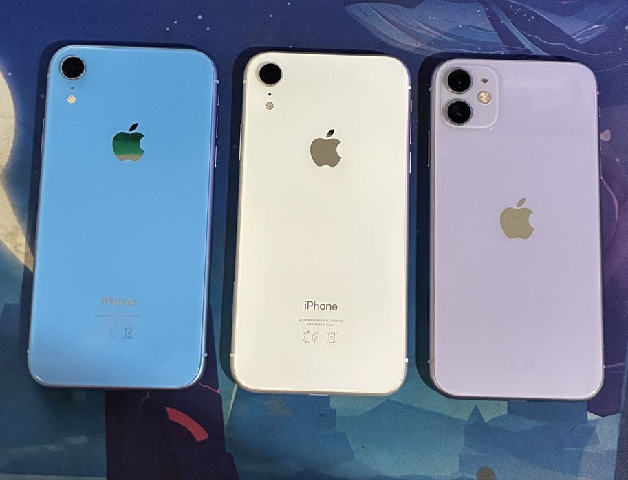 LOT 3x iPhone – 2x XR 64GB + iPhone 11 128GB | Stare foarte bună
