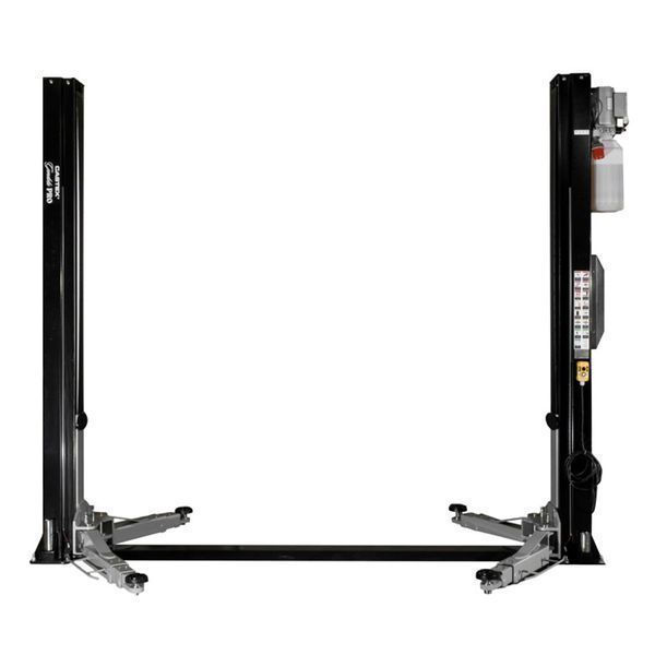 Двуколонен подемник 4.5 т с led осветление, с автоматично електрохидра