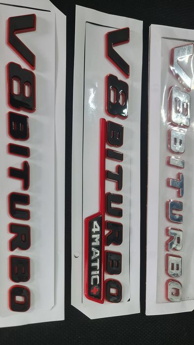 Емблема АМГ В8 битурбо AMG V8biturbo