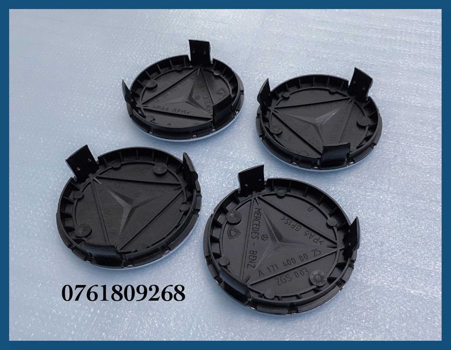 Set 4 capace 75mm jante aliaj Mercedes Benz