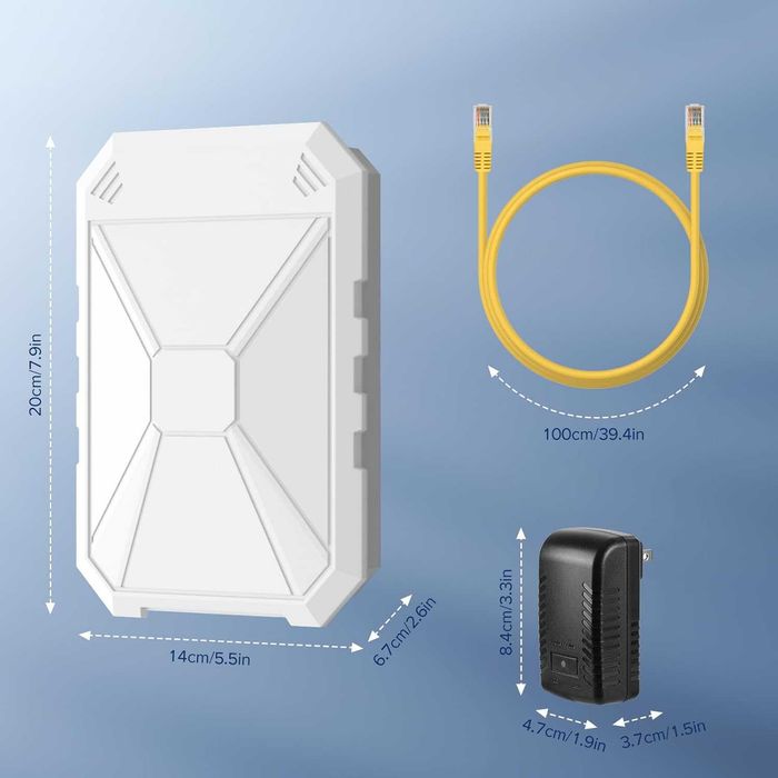 N300 Мощен външен WiFi рутер, външен Wifi разширител, WiFi усилвател