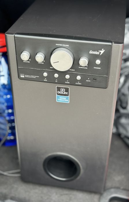 Genius 5.1 Subwoofer cu telecomandă si cabluri PC, fara sateliti