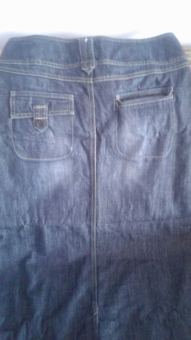 Длинная джинсовая юбка. BENETTON.