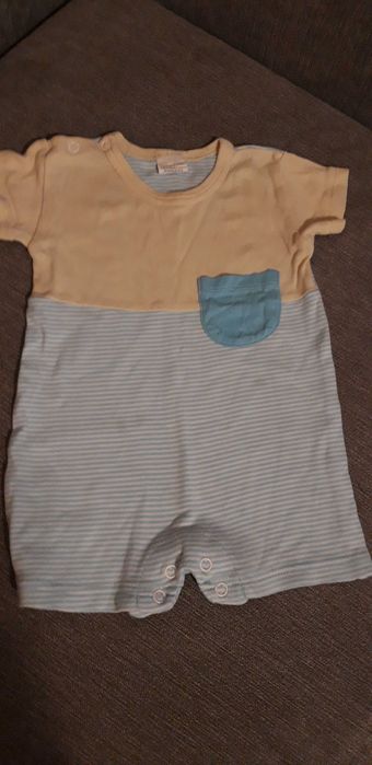 Комплект 12 памучни бодита (68 см) в отлично състояния