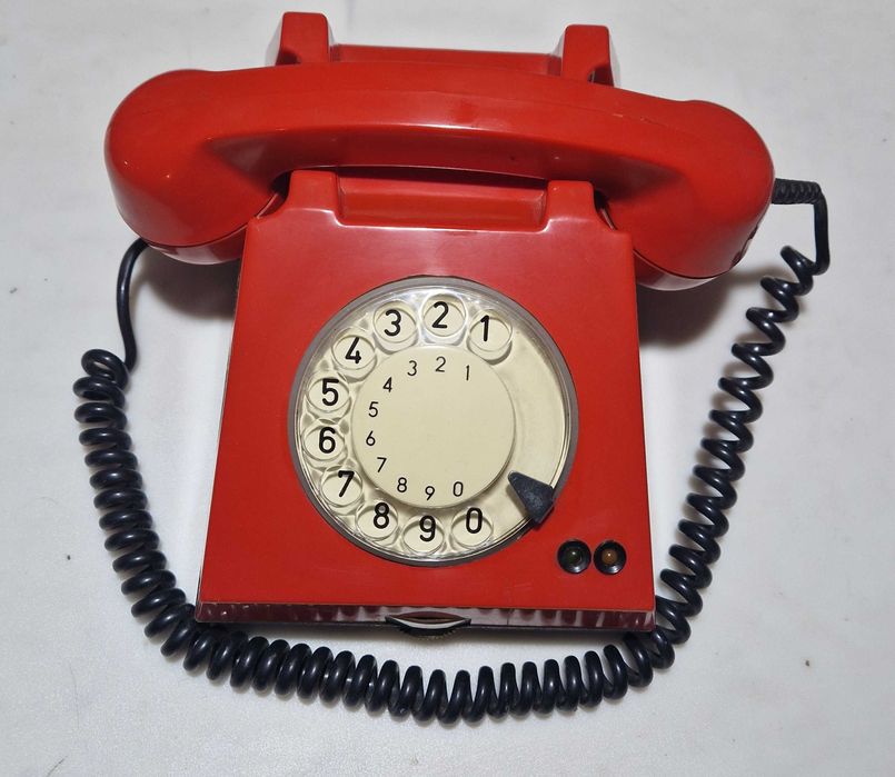 Telefon vechi vintange (rosu)