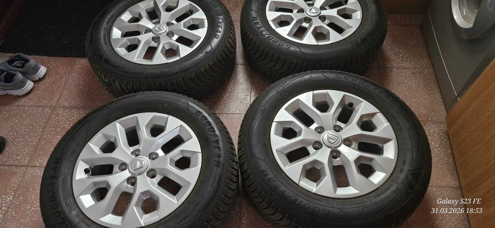 Schimb/Vand jante aliaj Duster r16 cu anvelope Goodyear all season 215 65 16