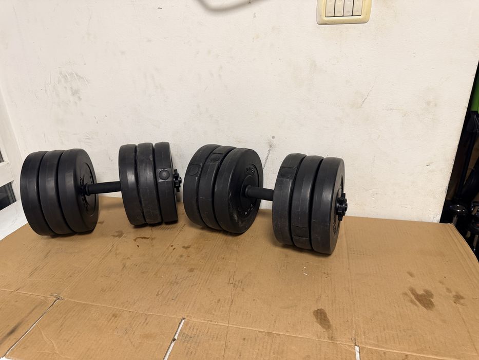 Gantere reglabile set 60 kg noi, 30 kg+30 kg=60 kg, pret promo 350 lei