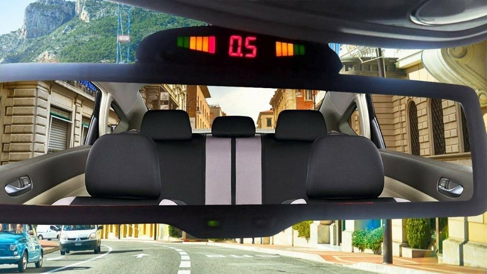 Ултразвуков парктроник с LED дисплей със сензори