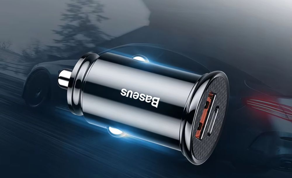 Автомобилно зарядно тип USB-Baseus
