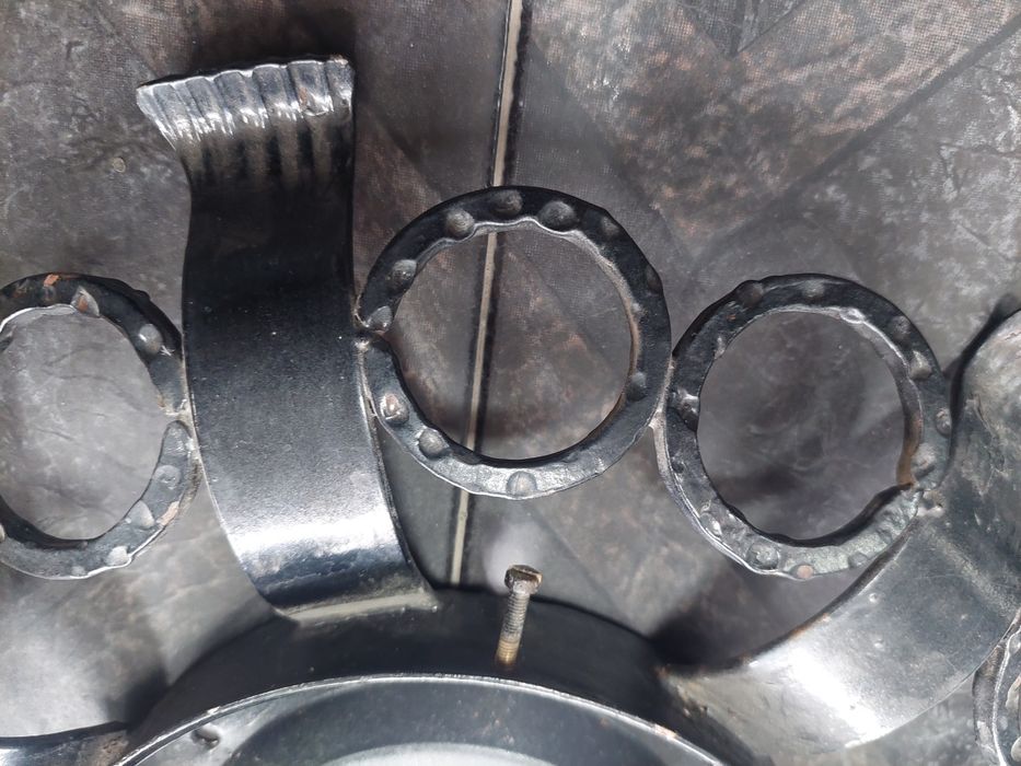 Плафониера от ковано желязо-ф 40см