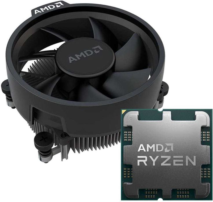 Чисто нов процесор AMD Ryzen 5 7500F, 6-ядрен, AM5 up to 5.00 GHz