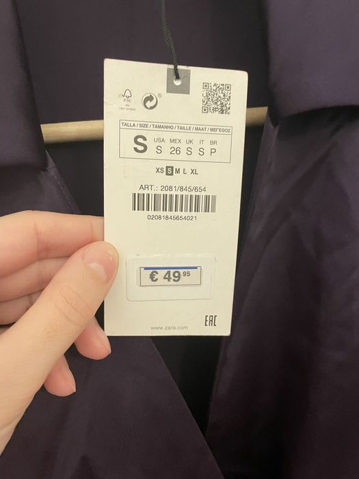 Rochie cu franjuri Zara S