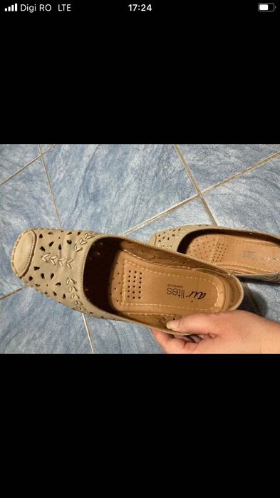 Balerini crem foarte ușori