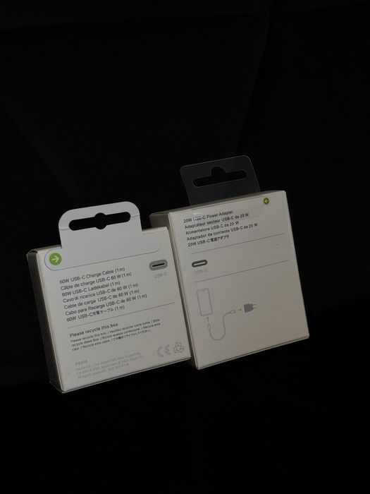 Set cablu tip c(1m)+ adaptor fast Apple