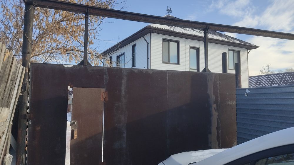 Железные ворота откатные