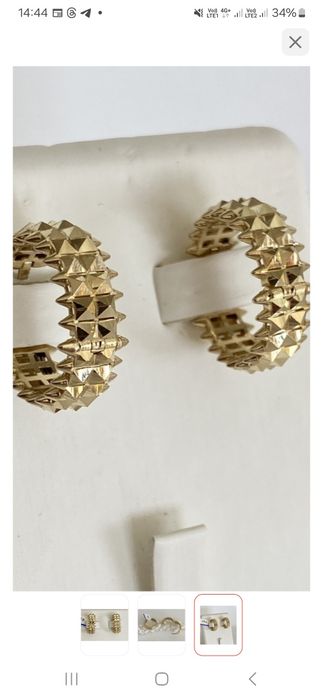 Золотые серьги продам