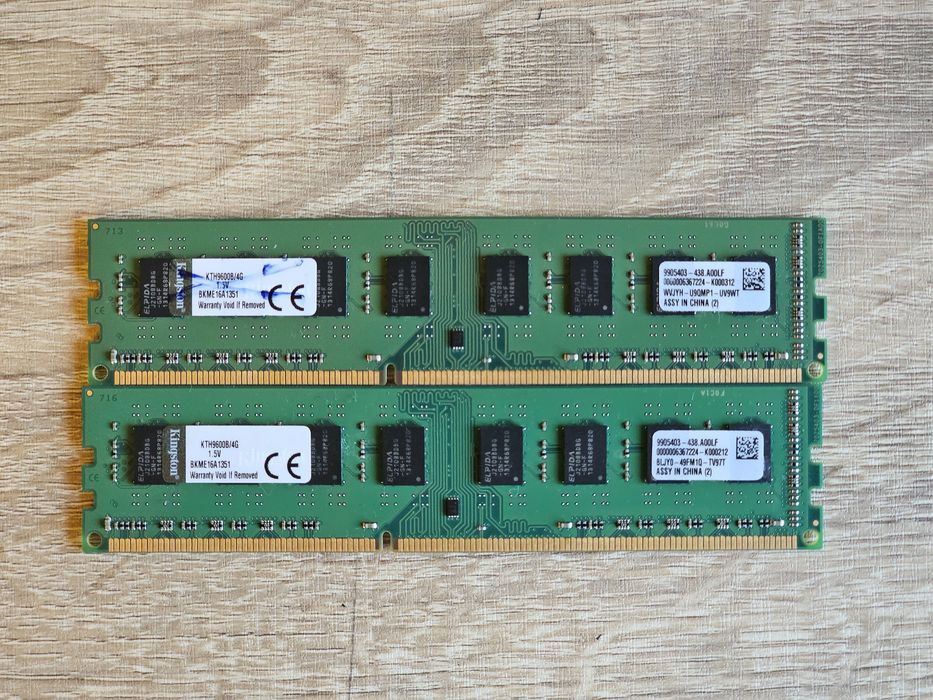 Memorie RAM 8GB DDR3 1600MHz Kingston (2x4GB) PC3-12800U